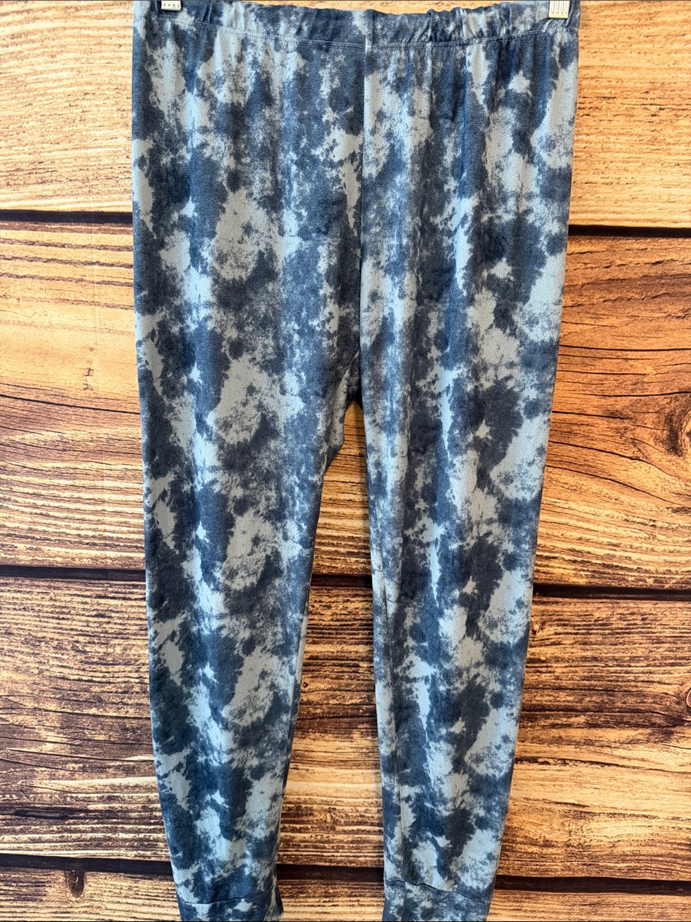 Lucky Brand Navy and Gray Tie-Dye Jogger Pants/Lounge Pants